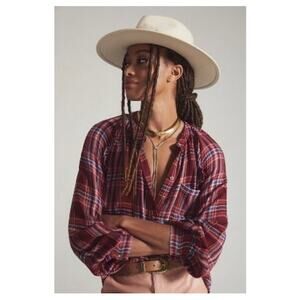 Anthropologie Pilcro Breezy Button Down Flannel